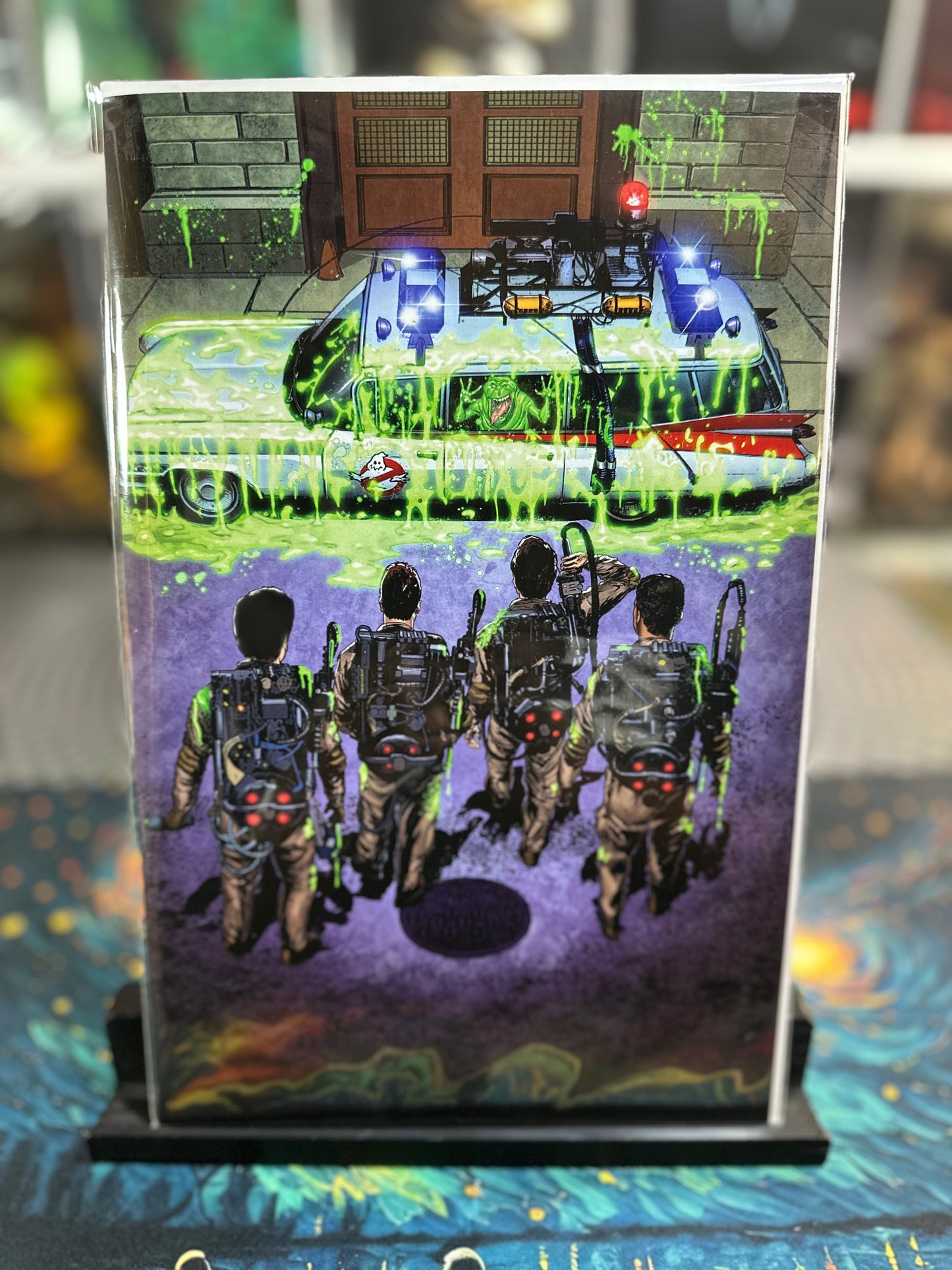 Ghostbusters Slimer Virgin TidalWave Sigourney Weaver Akira Homage NYCC W/COA