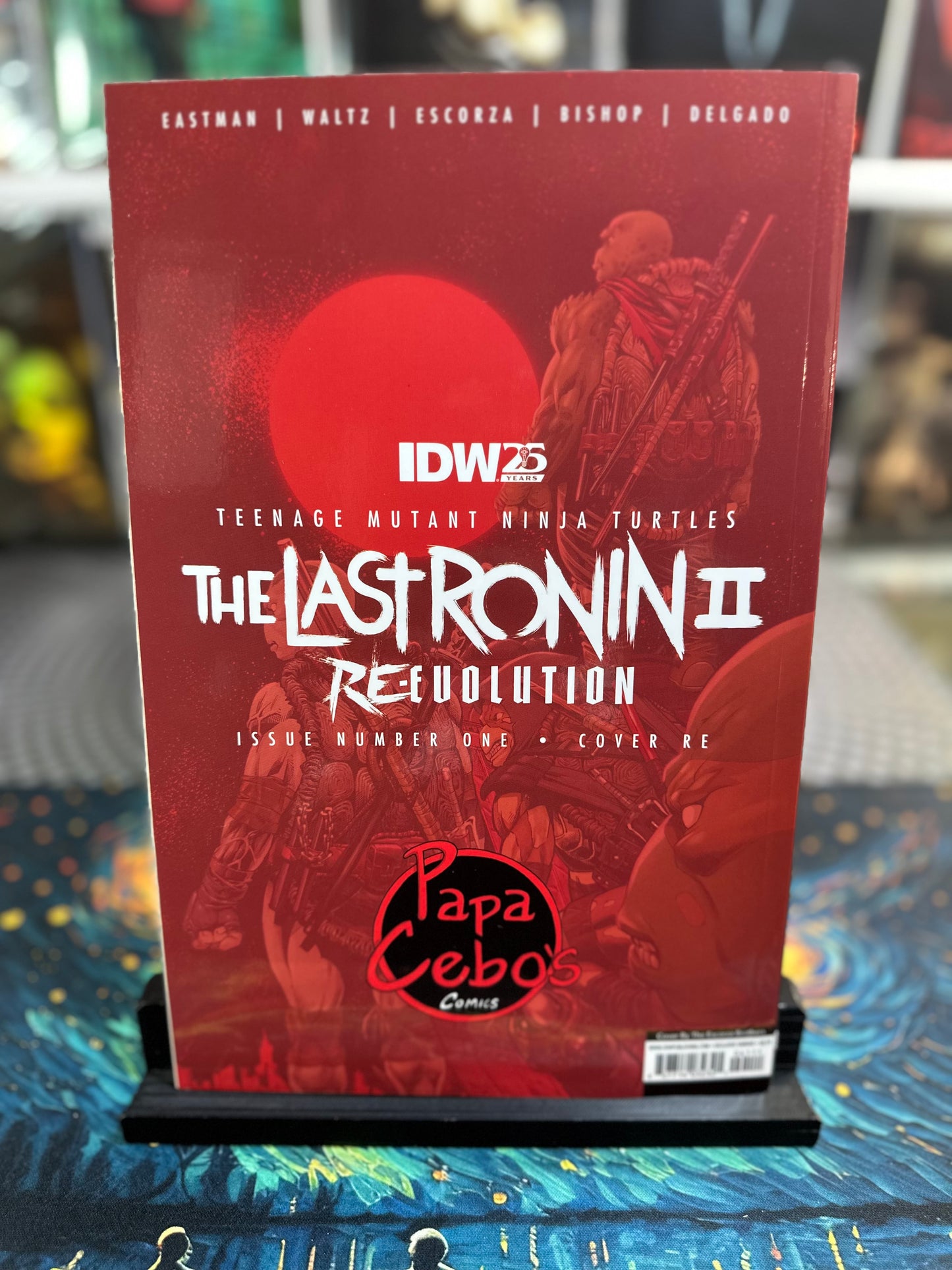 TMNT THE LAST RONIN II #1 Escorza Bros Re-Evolution SIGNED 4x REMARKED W/COA