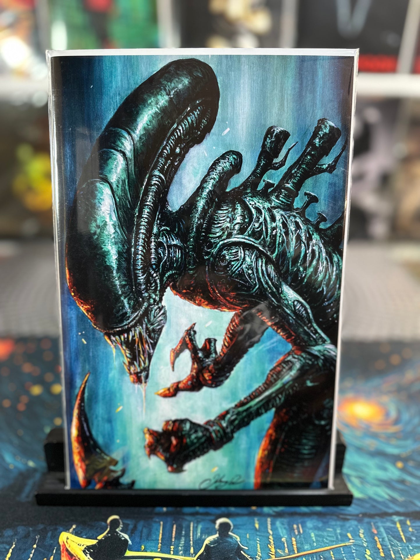 ALIEN XENOMORPH VIRGIN JOHNNY DESJARDINS LTD 100 NYCC SOLD OUT 20