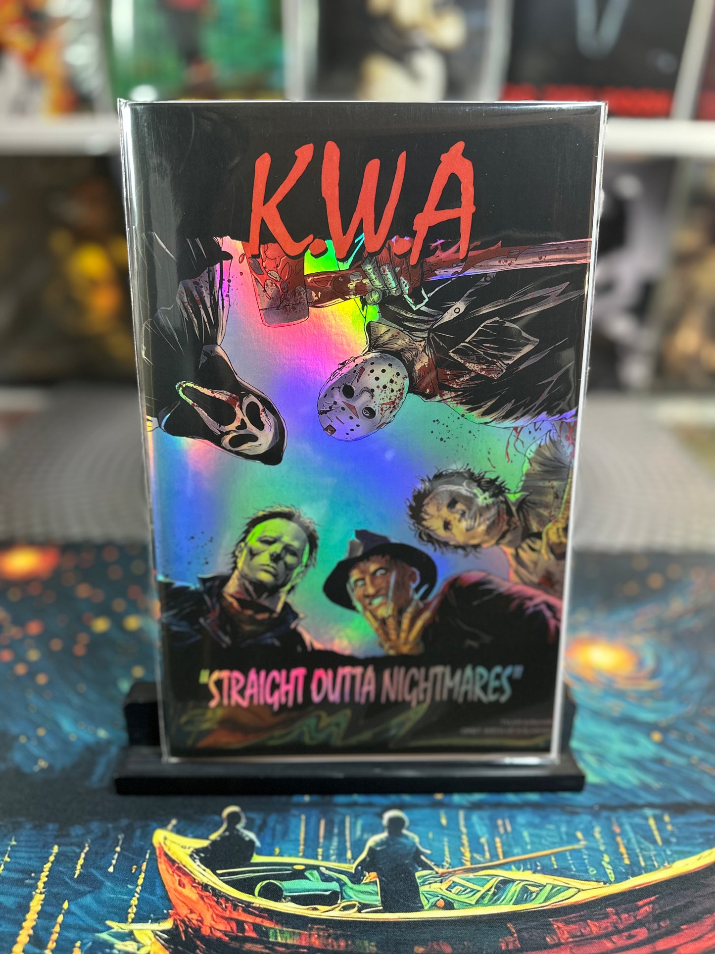 BIRTH OF A SLASHER #1 TYLER KIRKHAM NYCC 2025 K.W.A. "HIP HOP HOLO" LMTD 50