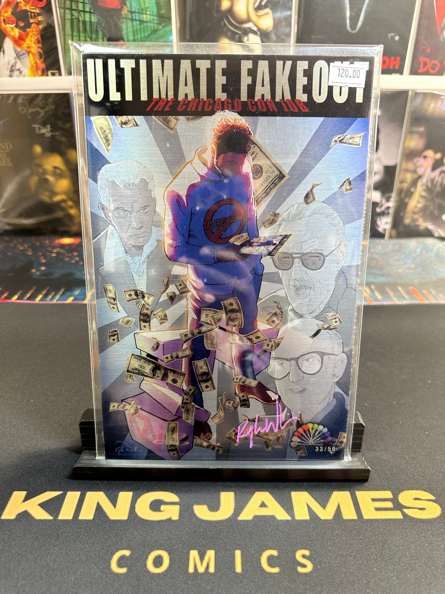 Ultimate Fakeout Metal signed By Kyle Willis only 50 made