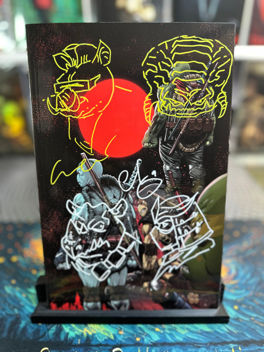 TMNT THE LAST RONIN II #1 Escorza Bros Re-Evolution SIGNED 4x REMARKED W/COA