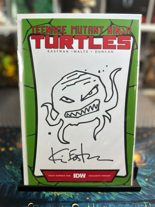 Teenage Mutant Ninja Turtles Sketch By Kevin Eastman W COA