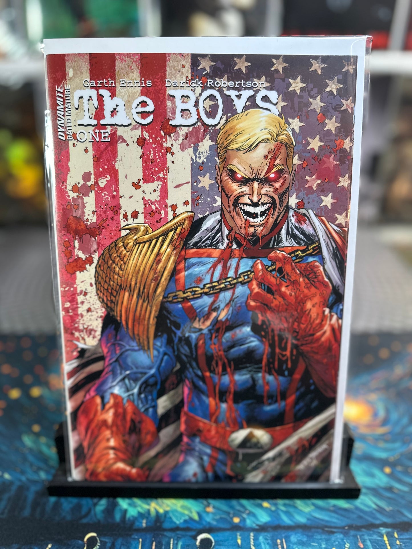 The Boys #1 Ltd 400 NYCC Trade Dress Tyler Kirkham Homelander