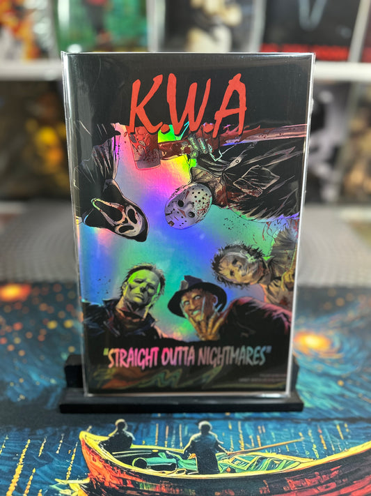 BIRTH OF A SLASHER #1 TYLER KIRKHAM NYCC 2025 K.W.A. "HIP HOP HOLO" LMTD 50